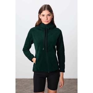 Sudadera con Capucha TommyLife para Mujer, Corte Estándar, con Cierre, Forro Polar, Color Gris Melange, Prenda Exterior de Poliéster para Uso Casual - Product Image 3
