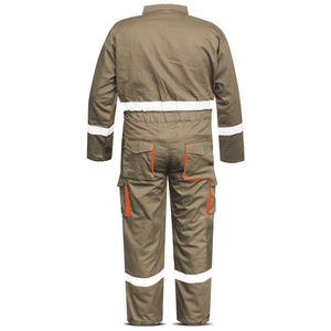 Combinaison réfléchissante de mécanicien combinaison en polycoton combinaison robuste ensemble travail utilitaire vêtements de travail combinaison vêtements de sécurité - Product Image 3