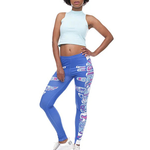 Vêtements de fitness populaires Leggings pour femmes de taille adulte pour adultes Collants premium sublimés Leggings athlétiques pour femmes de couleur unie - Product Image 6