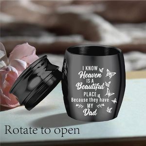 Butterfly <b>Ashes</b> Urn <b>Keepsake</b> Butterflies Cremation Urns Stainless Steel Memorial <b>Ashes</b> Holder for Human Dad Custom Size Urns - Product Image 6