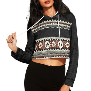 Sudadera con Capucha de Invierno para Mujer, Estilo Urbano, Tejido Francés, con Cierre Completo, Personalizable con Logotipo, 2025 - Product Image 3