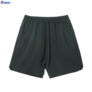 Pantalones Cortos Casuales de Verano para Hombre, de Alta Calidad, con Logotipo Personalizado, Cintura Elástica, de Lona, Color Sólido, de Algodón, Transpirables y de Secado Rápido - Product Image 5