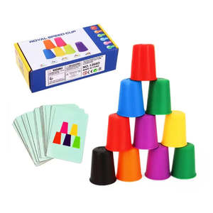 ถ้วยมอนเตสซอรี่แบบซ้อนได้ สำหรับการเรียงลำดับและของเล่นแบบต่อซ้อน - Product Image 1