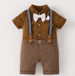 Conjunto de Ropa de Dos Piezas para Bebé Recién Nacido, <span class=keywords><strong>Traje</strong></span> de <span class=keywords><strong>Boda</strong></span>, Ropa de Fiesta para Bebé, <span class=keywords><strong>Traje</strong></span> Formal para Bebé - Product Image 1