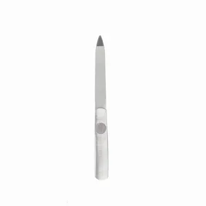 Top Quality Nail File Buffer Metal Double Side German Stainless Steel Grinding Manicure Pedicure Scrub Nail Arts Buffer