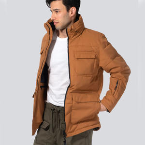 Veste unisexe camouflage à capuche de couleur personnalisée de haute qualité imperméable légère moelleuse chaude confortable personnalisée - Product Image 2