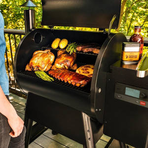 All New Traegerrs Pro 575 Wood Pellet <b>Grill</b>+Smoker <b>Oven</b> with Wifi App-Enabled In Stock - Product Image 3