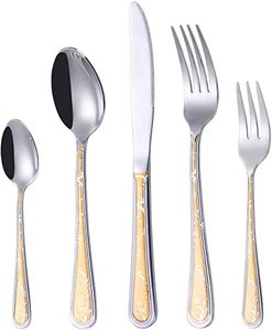 Ensemble de couverts en métal personnalisés de meilleure qualité fournitures de restaurant vaisselle décoration traiteur ensemble de couverts de service utilisation de la restauration - Product Image 6