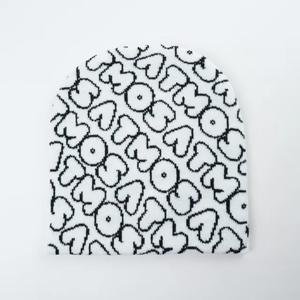Gorro de invierno para exteriores de alta calidad, Calavera acrílica Jacquard personalizada con piel, puños cálidos o sin Puños para pescadores y viajeros - Product Image 4