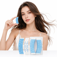 Ruban adhésif perforé bleu pour perruque, doux pour la peau, imperméable, respirant, double face, pour remplacement quotidien de perruques et de prothèses capillaires