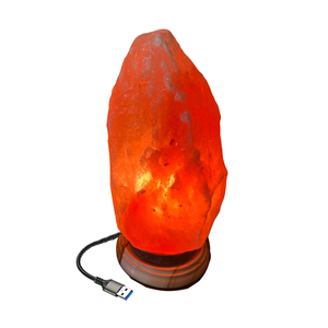 Mini lampe de table de nuit USB de haute qualité forme personnalisée 100% lampe USB au sel de l'Himalaya d'origine à vendre à bas prix - Product Image 4