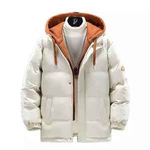 Doudoune blanche à fermeture éclair pour femme, vêtement d'hiver de haute qualité, matelassé avec capuche, Design uni, offre spéciale - Product Image 3