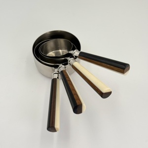 Stainless Steel Spice Coffee Powder Bean Measuring Spoon/scoop with Bag Clip for Wood & <b>Resin</b> Handle Design Piece Hot Selling - Product Image 3