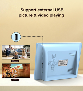 นาฬิกาปลุกดิจิตอลสำหรับเด็กหน้าจอข้อความ LED สีสันสดใสมี17เสียงเตือนทำงานประจำวันและปรับความสว่างได้ - Product Image 5