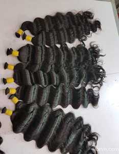 มัดผมดิบแบบอินเดียผมหยิกเป็นลอนหยักลึกผมคนบริสุทธิ์ - Product Image 3