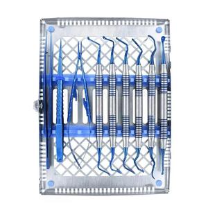 Basic Micro Oral Surgery Kit Juego de cirugía periodontal Titanium Blue Dental Instruments Kit by medicab Instruments - Product Image 4