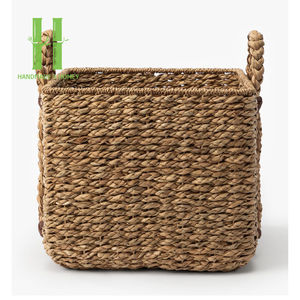 Cestas de algas marinas vintage Cesta de almacenamiento de mimbre con forma de cuenco Diseño OEM para exteriores Personalizado hecho a mano en Vietnam - Product Image 2