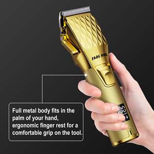 Cortadora de Pelo Profesional Inalámbrica para Hombre, Recargable, Recortadora de Barba con Pantalla LED, Fuente de Alimentación USB y Batería - Product Image 4