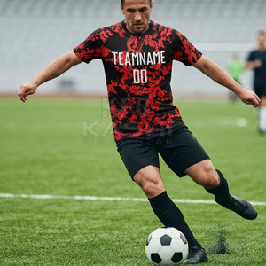 Meilleurs shorts de football imprimés, fabriqués en polyester 100% durable, taille élastique, séchage rapide, coupe confortable pour - Product Image 4