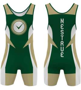 Singlet de Lucha Libre Personalizado al por Mayor, Material Transpirable de Secado Rápido, Poliéster + Elastano, Nuevo Diseño de Sublimación para Hombre - Product Image 1