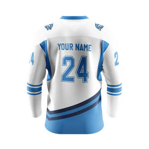 Camiseta de Hockey sobre Hielo Personalizada de la Mejor Calidad, Transpirable, Estampada, a la Moda, de Alta Calidad, 100% Poliéster para Adultos, OEM - Product Image 2