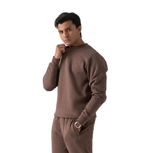 Sudadera de hombre de diseño personalizado, jersey de cuello redondo de moda de tela de algodón grueso y duradero para uso urbano de invierno - Product Image 1