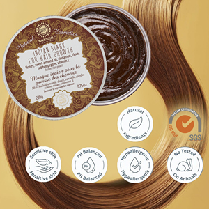 Mascarilla Capilar Natural de Cabello Indio para el Crecimiento del Cabello, Tratamiento Nutritivo y Fortalecedor con Miel, Aceite de Almendras, Canela y Vitamina E - Product Image 1
