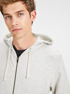 Sweat à capuche personnalisé pour homme en molleton 100% coton, imperméable et coupe-vent, écologique, coupe classique - Product Image 3