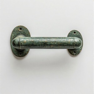 Poignée de porte artisanale chromée élégance impériale poignée de porte en laiton massif avec finition antique pour intérieurs haut de gamme - Product Image 5