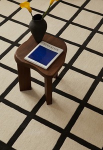 Modern Avenue Bone White Alfombra de lana con pelo cortado a mano Sala de estar Decoración para el hogar Alfombras y juegos - Product Image 4