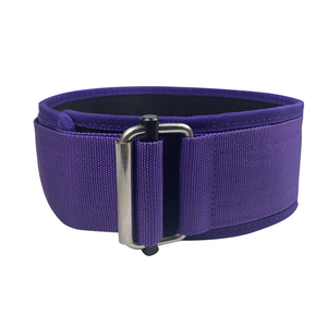 Powerlifting haltérophilie soutien arrière ceinture autobloquante néoprène Nylon fait poids ceintures de levage à verrouillage automatique - Product Image 2