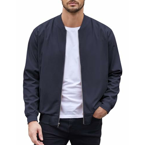 Venta al por mayor OEM 2025 nueva moda al aire libre Casual Streetwear hombres chaquetas de bombardero transpirable chaqueta de Bombardero - Product Image 1