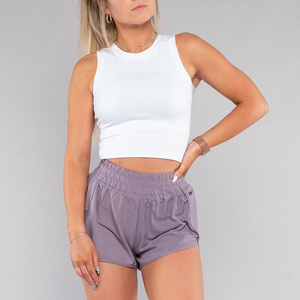 Shorts Personalizados para Mujer, Sólidos, Holgados, con Cordón Ajustable, Cintura Elástica, Pantalones Cortos Casuales para Mujer, Shorts Deportivos para Yoga - Product Image 4