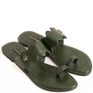 Sandalias de Mujer con Diseño Moderno y Elegante, Hechas a Mano, Antideslizantes, con Parte Superior de Cuero Sintético Suave - Product Image 1