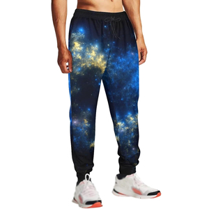 Flyingkick Enterprises - Pantalones de Hombre Estilo Urbano Personalizados, Corte Bootcut, Estampado Vintage, Efecto Desgastado, Poliéster/Algodón French Terry - Product Image 4