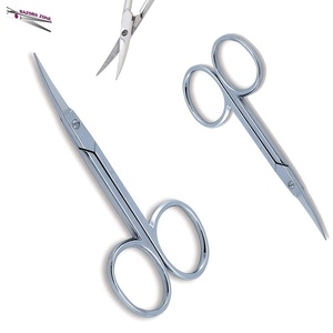 2023 tijeras de manicura rusas personalizadas de alta calidad, hoja recta, herramienta de belleza para cutículas de uñas con punta afilada de acero inoxidable - Product Image 3