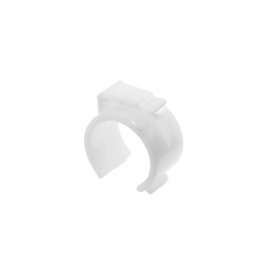 Pipe <b>Clamp</b> 100 Series Poster <b>Frame</b> System-White 10 Pack-PKR-CL-RKW-100 - Product Image 1
