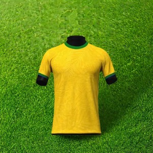 Camiseta de fútbol de alta calidad, camiseta de fútbol barata con MOQ bajo, camiseta de fútbol de diseño personalizado con servicio OEM - Product Image 1