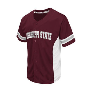 ชุดเสื้อเบสบอลคอวีผ้าโพลีเอสเตอร์สำหรับผู้ใหญ่ระบายอากาศได้ดีแห้งเร็ว - Product Image 6