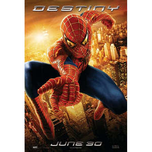 Carte postale Spider-Man 2 au design moderne pour décoration murale - Product Image 1