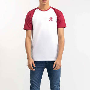 เสื้อยืดผ้าฝ้าย100% สำหรับผู้ชายระบายอากาศได้สีและโลโก้ตามสั่งแห้งเร็ว - Product Image 2