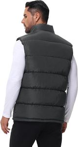 Venta Directa de Fábrica, Chaleco Acolchado con Cremallera Personalizado, Transpirable, de Alta Calidad, Informal, para Hombre, para Invierno, 100% - Product Image 5