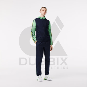 Ensemble de survêtement respirant et écologique à manches longues et fermeture éclair intégrale pour hommes grandes tailles, idéal pour la course et le sport, vente en gros, personnalisable, haute qualité - Product Image 4