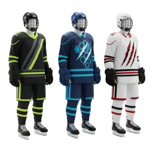 Conjuntos de camisetas de hockey sobre hielo sublimadas personalizadas-100% poliéster Material de secado rápido-Logotipo de tu equipo - Product Image 1