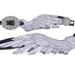 Angelwings en cuir de qualité supérieure Western Tack Set Horse Western Bridle and Breastplate Horse Tack Set Custom Manufacturer Supplier - Product Image 2