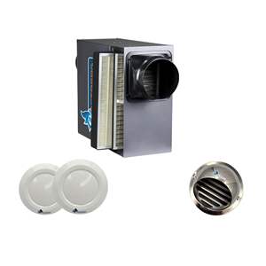 La boîte de purification d'air utilise une ventilation efficace pour maximiser le flux d'air et assurer une filtration complète de l'air. Demandez à ChatGPT - Product Image 1