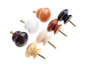Boutons en bois créatifs faits à la main pour armoires de cuisine et tiroirs Nouveaux meubles en bois et en résine d'Inde pour la maison et les hôtels - Product Image 2