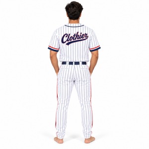 Uniforme de baseball conçu avec un tissu en polyester léger, panneaux respirants, séchage rapide, uniforme de baseball de qualité supérieure, vêtements de sport personnalisés - Product Image 2