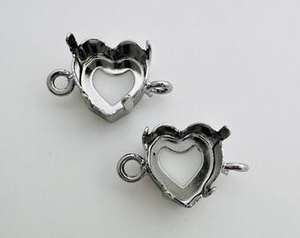 Connecteur carré en argent sterling 925, pendentif, fabrication artisanale, taille 10 mm, composants de bijoux en argent, accessoires pour collier DIY - Product Image 2