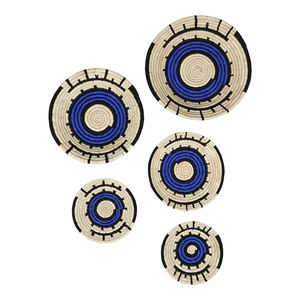 Placas de pared decorativas de hierba Sabai de nuevo diseño moderno en forma redonda para decoración del hogar disponibles en un embalaje asequible - Product Image 1